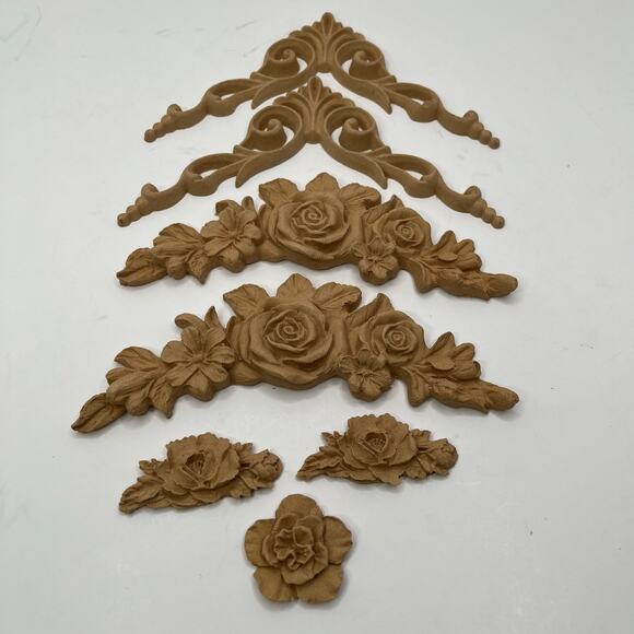 Woodubend Applique Mouldings 7 Pack Bundle Decorative Arts & Crafts Furniture - Picture 5 of 9